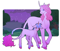 Size: 1280x1092 | Tagged: safe, artist:s0ftserve, princess celestia, sundance, pony, unicorn, g1, g4, cewestia, cloven hooves, female, filly, g1 to g4, generation leap, race swap, unicorn celestia, younger