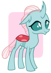 Size: 841x1188 | Tagged: safe, artist:s0ftserve, ocellus, changedling, changeling, g4, simple background, solo, transparent background