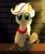 Size: 596x716 | Tagged: safe, artist:ailish, oc, oc only, oc:poppy seed (mec), earth pony, pony, earth pony oc, female, flower, flower in hair, looking at you, mare, mascot, middle equestrian convention, smiling, smiling at you, solo