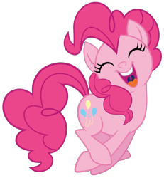 Size: 1823x1975 | Tagged: safe, artist:jaye, pinkie pie, earth pony, pony, g4, .svg available, cute, diapinkes, female, happy, mare, simple background, solo, stock vector, svg, transparent background, vector