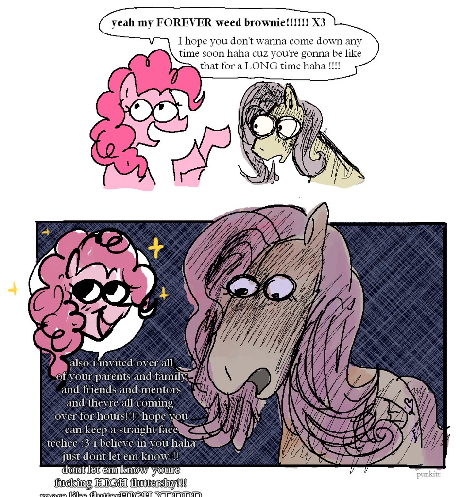 3018010 Safe Artist Punkittdev Fluttershy Pinkie Pie Earth Pony