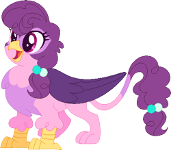 Size: 469x411 | Tagged: safe, artist:gaines, artist:selenaede, sugar belle, griffon, g4, base used, female, griffonized, simple background, solo, species swap, transparent background