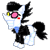 Size: 600x600 | Tagged: safe, artist:creepa-bot inc., earth pony, pony, blazer, deltarune, glasses, pixel art, ponified, puppet, simple background, solo, spamton, transparent background