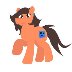 Size: 3125x3125 | Tagged: safe, artist:epsipep, artist:epsipeppower, oc, oc only, oc:robertapuddin, earth pony, pony, 2023 community collab, derpibooru community collaboration, high res, jewelry, simple background, smiling, solo, transparent background