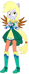 Size: 826x2073 | Tagged: safe, artist:ajosterio, derpy hooves, human, equestria girls, g4, my little pony equestria girls: legend of everfree, alternate universe, boots, clothes swap, crystal guardian, crystal wings, female, high heel boots, ponied up, shoes, simple background, solo, transparent background, wings