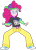 Size: 1055x1468 | Tagged: safe, artist:ajosterio, pinkie pie, dance magic, equestria girls, spoiler:eqg specials, female, mc pinkie, rapper pie, simple background, solo, transparent background, vector