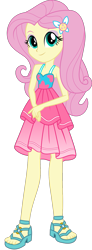 Size: 627x1712 | Tagged: safe, artist:ajosterio, fluttershy, human, equestria girls, equestria girls specials, g4, my little pony equestria girls: better together, my little pony equestria girls: spring breakdown, bare shoulders, feet, female, simple background, sleeveless, solo, transparent background, vector