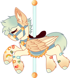 Size: 786x879 | Tagged: safe, artist:mourningfog, oc, oc only, oc:berry crunch, pegasus, pony, band-aid, ear fluff, simple background, solo, transparent background