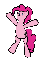Size: 900x1200 | Tagged: safe, artist:prixy05, pinkie pie, pony, g4, animated, dancing, doodle, gif, simple background, solo, transparent background