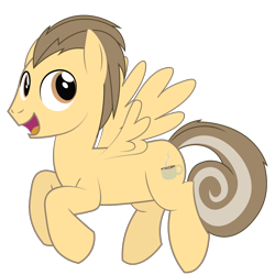 Size: 1200x1200 | Tagged: safe, artist:prixy05, oc, oc:coffee creamer, pegasus, pony, male, simple background, solo, spread wings, stallion, transparent background, wings