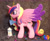 Size: 2826x2304 | Tagged: safe, artist:1stastrastudio, princess cadance, alicorn, pony, g4, bow, commission, high res, horn, irl, jewelry, photo, plushie, solo, spread wings, standing, tiara, wings