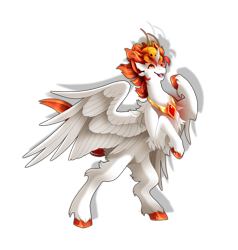 Size: 2469x2596 | Tagged: safe, alternate version, artist:taiga-blackfield, oc, oc only, alicorn, pony, alicorn oc, high res, horn, simple background, solo, transparent background, wings