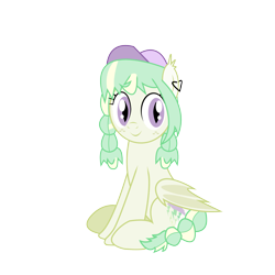 Size: 2048x2048 | Tagged: safe, artist:platinumdrop, oc, oc only, oc:cazadora tormenta, bat pony, commission, high res, simple background, sitting, solo, transparent background