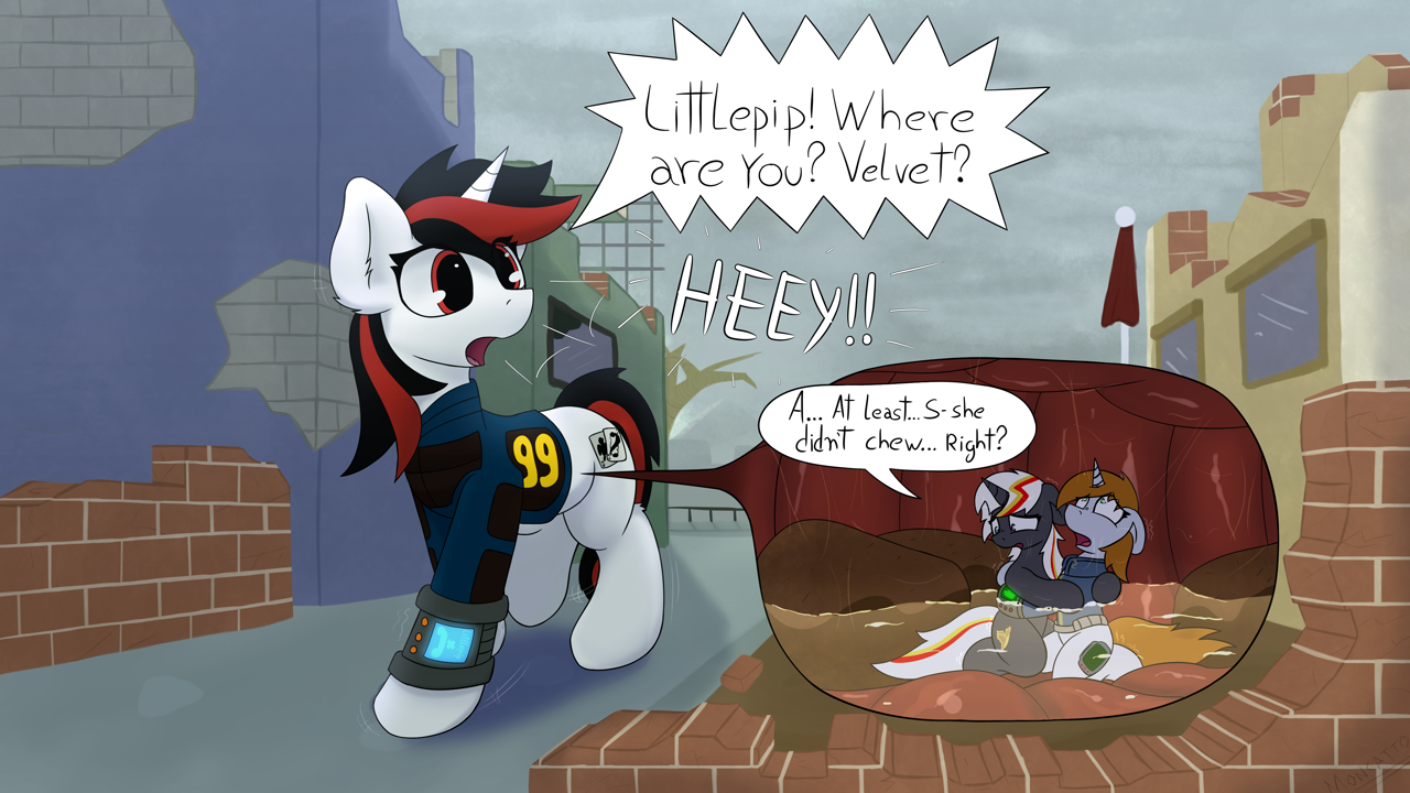 oc, oc:blackjack, oc:littlepip, oc:velvet remedy, pony, unicorn, <b>fallout</b> <b>eq...</b>