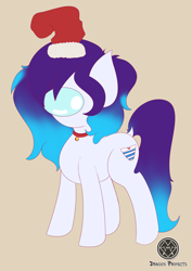 Size: 4961x7016 | Tagged: safe, artist:draconightmarenight, oc, oc:anykoe, earth pony, pony, among us, christmas boot, clothes, colored sketch, monthly reward, solo, suit, white pony