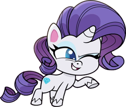 Size: 856x730 | Tagged: safe, edit, edited screencap, editor:pascalmulokozi2, screencap, rarity, pony, unicorn, bad thing no. 3, g4.5, my little pony: pony life, background removed, female, mare, not a vector, one eye closed, simple background, solo, transparent background, wink