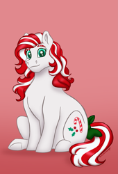 Size: 1957x2886 | Tagged: safe, artist:bella-pink-savage, candy cane (g3), pony, g3, chonk, female, gradient background, solo