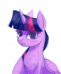 Size: 1689x2048 | Tagged: safe, artist:hichieca, twilight sparkle, alicorn, pony, g4, simple background, solo, twilight sparkle (alicorn), white background