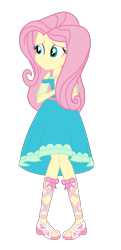 Size: 2300x4742 | Tagged: safe, artist:gmaplay, fluttershy, human, equestria girls, g4, clothes, simple background, solo, transparent background