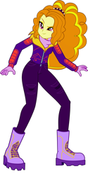 Size: 3200x6385 | Tagged: safe, artist:ajosterio, adagio dazzle, human, equestria girls, equestria girls series, g4, holidays unwrapped, spoiler:eqg series (season 2), boots, clothes, clothes swap, female, gloves, jacket, pants, scarf, shoes, simple background, smiling, solo, transparent background, winter jacket, winter outfit, zipper