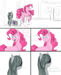 Size: 1100x1350 | Tagged: safe, artist:vera2002, marble pie, pinkie pie, earth pony, pony, g4, comic, duo, female