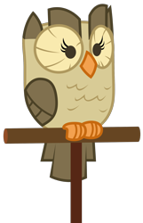Size: 1500x2328 | Tagged: safe, artist:sketchmcreations, owlowiscious, bird, owl, do princesses dream of magic sheep, g4, male, perch, simple background, solo, transparent background, vector