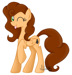 Size: 2000x2100 | Tagged: safe, artist:lekadema, oc, oc only, pegasus, pony, high res, simple background, solo, tongue out, transparent background