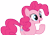 Size: 9632x6720 | Tagged: safe, artist:andoanimalia, pinkie pie, earth pony, pony, not asking for trouble, female, simple background, solo, transparent background, vector