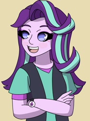 Size: 1796x2400 | Tagged: safe, artist:doggorob, starlight glimmer, human, equestria girls, g4, crossed arms