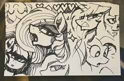 Size: 2048x1340 | Tagged: safe, artist:selenophile, pony, unicorn, traditional art, vent art