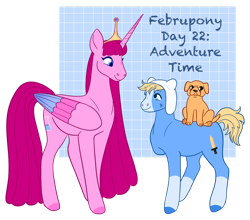 Size: 1280x1124 | Tagged: safe, artist:s0ftserve, alicorn, pony, adventure time, amputee, finn the human, jake the dog, male, ponified, princess bubblegum, simple background, transparent background
