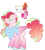 Size: 1131x1250 | Tagged: safe, artist:innocent-dreamies, big macintosh, bulk biceps, pinkie pie, oc, earth pony, pegasus, pony, g4, clothes, colored pupils, multiple parents, offspring, parent:big macintosh, parent:bulk biceps, parent:pinkie pie, pegasus oc, scarf, simple background, transparent background