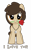 Size: 2450x3900 | Tagged: safe, artist:strategypony, oc, oc only, oc:louvely, earth pony, pony, g4, brown mane, cute, earth pony oc, female, filly, flower, flower in mouth, foal, front view, hearts and hooves day, high res, holiday, hooves, i love you, jewelry, looking at you, mouth hold, necklace, ocbetes, pun, rose, shadow, show accurate, simple background, solo, standing, talking to viewer, text, transparent background, valentine's day