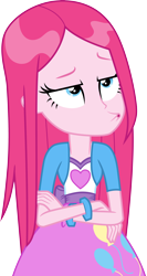 Size: 3000x5632 | Tagged: safe, artist:cloudy glow, pinkie pie, equestria girls, g4, my little pony equestria girls, .ai available, clothes, female, pinkamena diane pie, simple background, solo, transparent background, vector, wet hair