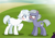 Size: 2064x1429 | Tagged: safe, artist:kittypaintyt, artist:nikaly-ioe, edit, double diamond, limestone pie, earth pony, pony, g4, :s, blushing, boop, cropped, cute, daaaaaaaaaaaw, double dawwmond, ear blush, female, limediamond, limetsun pie, looking at each other, looking at someone, male, mare, noseboop, not sure if want, raised hoof, shipping, shrunken pupils, smiling, stallion, straight, this will end in kisses, tsundere, wavy mouth