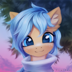 Size: 2000x2000 | Tagged: safe, artist:inowiseei, oc, oc only, pony, bust, cute, high res, looking at you, ocbetes, portrait, solo