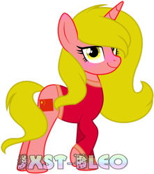 Size: 1600x1808 | Tagged: safe, artist:jxst-bleo, pony, unicorn, china, nation ponies, ponified, simple background, solo, transparent background