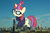 Size: 2256x1500 | Tagged: safe, artist:jhayarr23, artist:thegiantponyfan, moondancer, pony, unicorn, g4, chicago, female, giant pony, giant unicorn, giantess, highrise ponies, illinois, irl, macro, mare, mega giant, mega/giant moondancer, photo, ponies in real life, story included