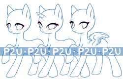 Size: 1024x678 | Tagged: safe, artist:miioko, oc, oc only, earth pony, pegasus, pony, bald, base, earth pony oc, female, mare, pay to use, pegasus oc, raised hoof, simple background, smiling, transparent background