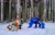 Size: 2048x1308 | Tagged: safe, photographer:pakapaka1993, autumn blaze, cinder glow, princess luna, summer flare, alicorn, kirin, pony, g4, irl, japan, photo, plushie, snow, tree, trio, winter