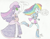 Size: 1400x1104 | Tagged: safe, artist:bageloftime, rainbow dash, twilight sparkle, equestria girls, g4, clothes, dress, duo, gown, holiday, hypno eyes, hypnosis, hypnotized, long dress, long skirt, miniskirt, skirt, traditional art, valentine's day