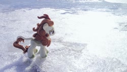 Size: 1024x582 | Tagged: safe, photographer:pakapaka1993, autumn blaze, kirin, pony, g4, ice, irl, japan, photo, plushie, solo