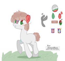 Size: 1280x1201 | Tagged: safe, artist:miamecacete12, pony, italy, italy impire, nation ponies, ponified, reference sheet, solo