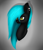 Size: 1534x1771 | Tagged: safe, artist:maneblue, oc, oc only, earth pony, pony, bust, ear piercing, earth pony oc, female, gradient background, mare, palindrome get, piercing, solo