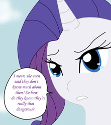 Size: 600x678 | Tagged: safe, artist:ask--luna-and-rarity, rarity, pony, unicorn, series:arc 1, g4, crying, solo, teary eyes