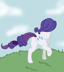 Size: 600x678 | Tagged: safe, artist:ask--luna-and-rarity, rarity, pony, unicorn, series:arc 1, g4, solo