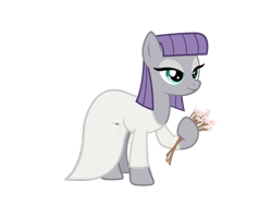 Size: 1280x1020 | Tagged: safe, artist:cartoonlover826, boulder (g4), maud pie, earth pony, pony, g4, clothes, dress, simple background, smiling, solo, transparent background, vector, wedding dress, when she smiles