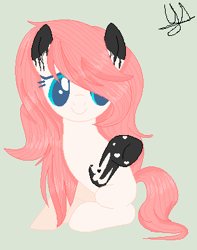 Size: 302x383 | Tagged: safe, artist:yulianapie26, oc, oc only, earth pony, pony, earth pony oc, eyelashes, simple background, solo