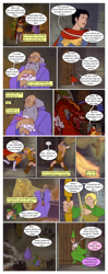 Size: 612x1541 | Tagged: safe, artist:greatdinn, artist:newbiespud, edit, edited screencap, screencap, human, comic:friendship is dragons, g4, barely pony related, bust, clothes, collaboration, comic, dialogue, female, male, screencap comic