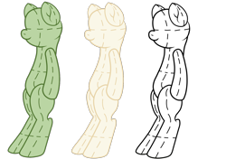 Size: 1700x1200 | Tagged: safe, artist:galeemlightseraphim, oc, oc only, earth pony, pony, base, bipedal, earth pony oc, simple background, solo, transparent background